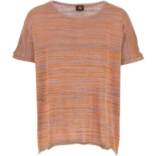 Vitelli - Tops > T-Shirts - Brown - Vitelli - Modalova