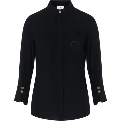 Blouses & Shirts > Shirts - - Elisabetta Franchi - Modalova