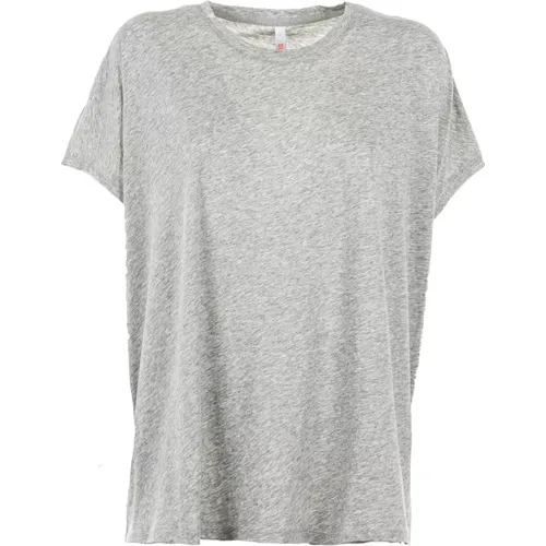 Sun68 - Tops > T-Shirts - Gray - Sun68 - Modalova