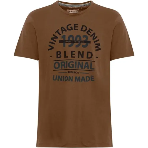 Blend - Tops > T-Shirts - Brown - Blend - Modalova