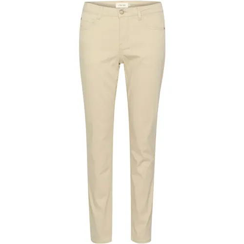 Trousers > Straight Trousers - - Cream - Modalova