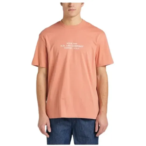 Lee - Tops > T-Shirts - Pink - Lee - Modalova