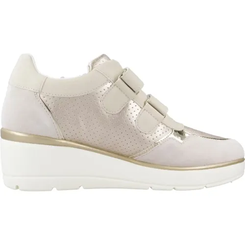 Geox - Shoes > Sneakers - Beige - Geox - Modalova