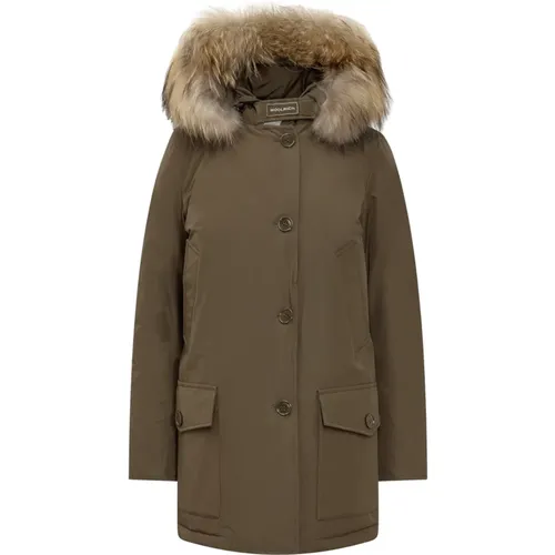 Woolrich - Coats > Parkas - Green - Woolrich - Modalova