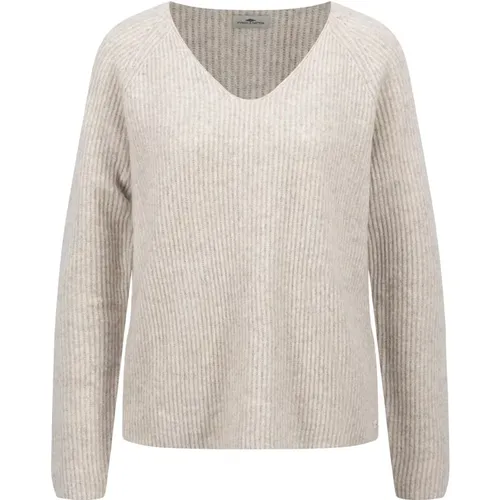 Knitwear > V-neck Knitwear - - FYNCH-HATTON - Modalova