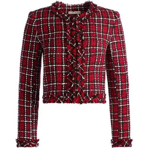 Jackets > Tweed Jackets - - alice + olivia - Modalova