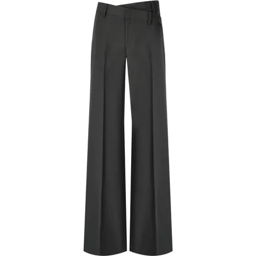 Trousers > Wide Trousers - - Federica Tosi - Modalova