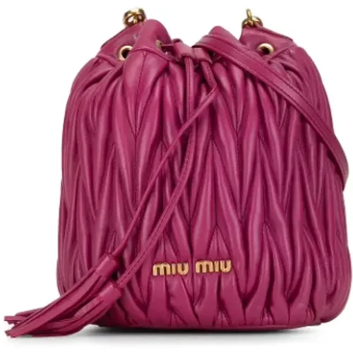 Pre-owned > Pre-owned Bags > Pre-owned Cross Body Bags - - Miu Miu Pre-owned - Modalova