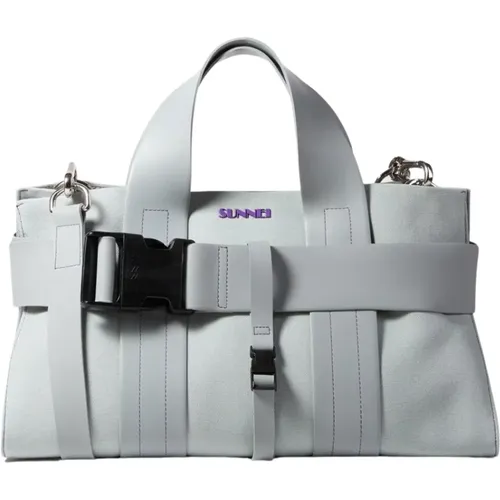 Sunnei - Bags > Handbags - Gray - Sunnei - Modalova