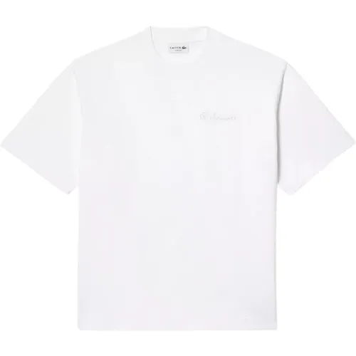 Lacoste - Tops > T-Shirts - White - Lacoste - Modalova