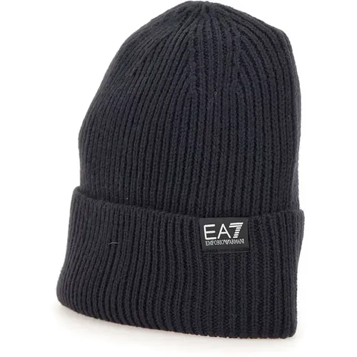 Accessories > Hats > Beanies - - Emporio Armani EA7 - Modalova