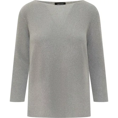 Knitwear > Round-neck Knitwear - - Fabiana Filippi - Modalova