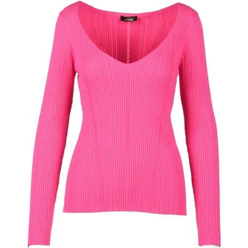 Knitwear > V-neck Knitwear - - Twinset - Modalova