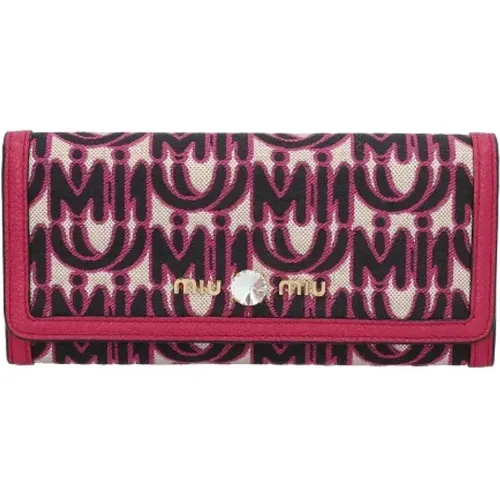 Pre-owned > Pre-owned Accessories > Pre-owned Wallets - - Miu Miu Pre-owned - Modalova