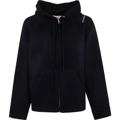 Sweatshirts & Hoodies > Zip-throughs - - Marni - Modalova