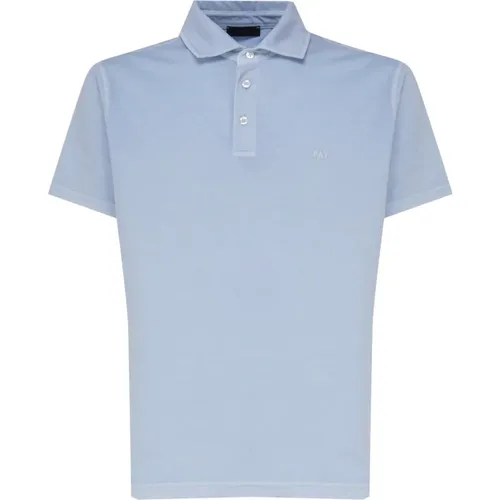 Fay - Tops > Polo Shirts - Blue - Fay - Modalova