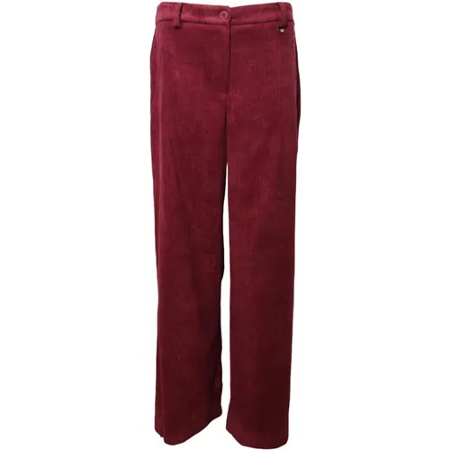 Trousers > Straight Trousers - - Amélie & Amélie - Modalova