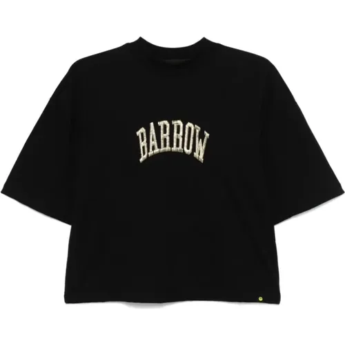 Barrow - Tops > T-Shirts - Black - Barrow - Modalova