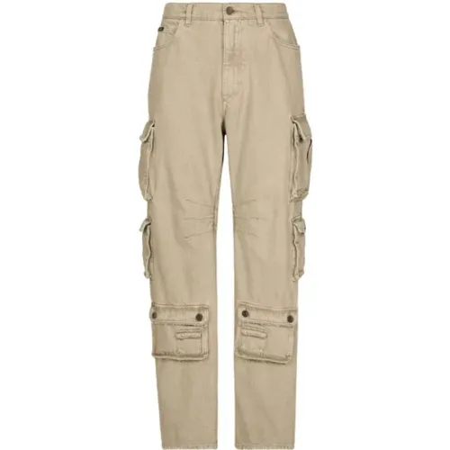 Trousers > Slim-fit Trousers - - Dolce & Gabbana - Modalova