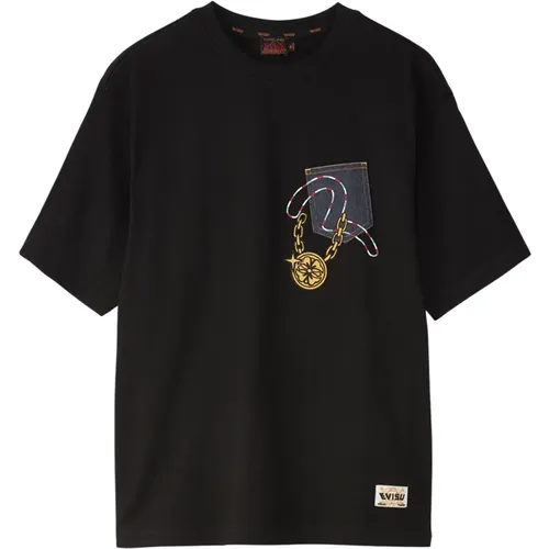 Evisu - Tops > T-Shirts - Black - Evisu - Modalova