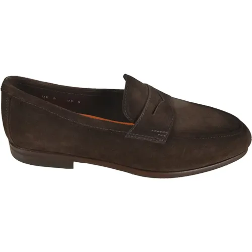 Shoes > Flats > Loafers - - Santoni - Modalova