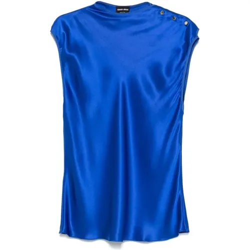 Tops > Sleeveless Tops - - Giorgio Armani - Modalova