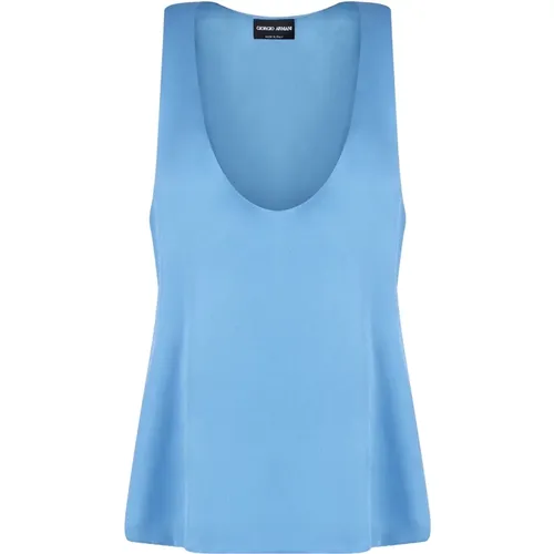 Tops > Sleeveless Tops - - Giorgio Armani - Modalova