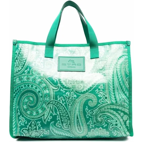 Etro - Bags > Handbags - Green - ETRO - Modalova