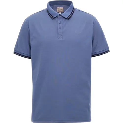 Guess - Tops > Polo Shirts - Blue - Guess - Modalova