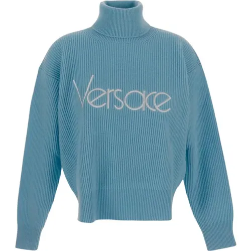 Knitwear > Turtlenecks - - Versace - Modalova
