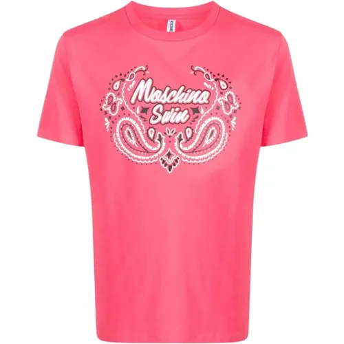 Moschino - Tops > T-Shirts - Pink - Moschino - Modalova