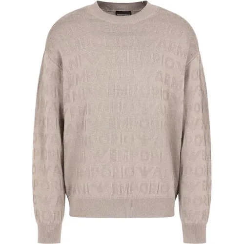 Knitwear > Round-neck Knitwear - - Emporio Armani - Modalova