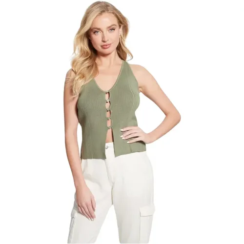 Tops > Sleeveless Tops - - Guess - Modalova