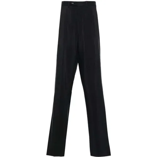 Trousers > Straight Trousers - - Giorgio Armani - Modalova