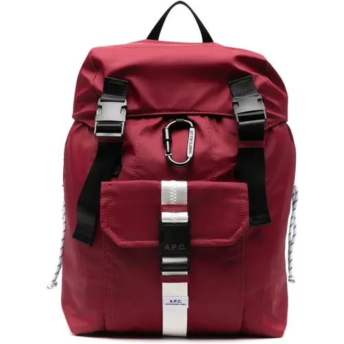 A.p.c. - Bags > Backpacks - Red - A.p.c. - Modalova