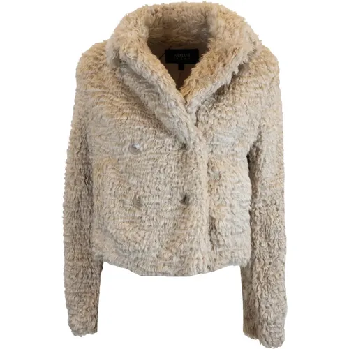 Jackets > Faux Fur & Shearling Jackets - - Armani - Modalova