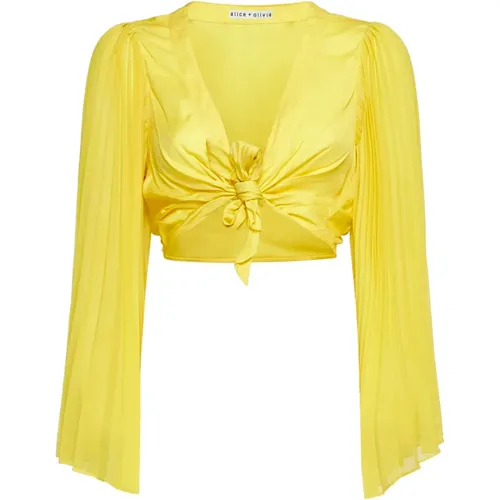 Blouses & Shirts > Blouses - - alice + olivia - Modalova