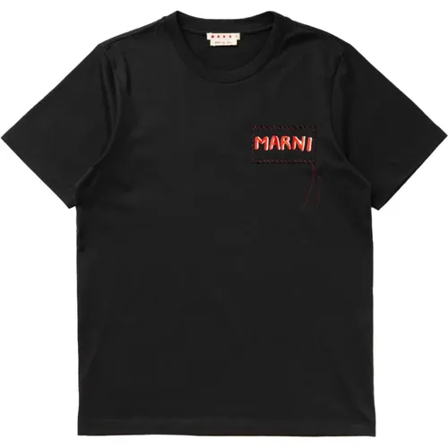 Marni - Tops > T-Shirts - Black - Marni - Modalova