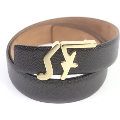 Pre-owned > Pre-owned Accessories > Pre-owned Belts - - Salvatore Ferragamo Pre-owned - Modalova