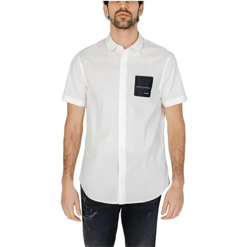 Shirts > Short Sleeve Shirts - - Armani Exchange - Modalova