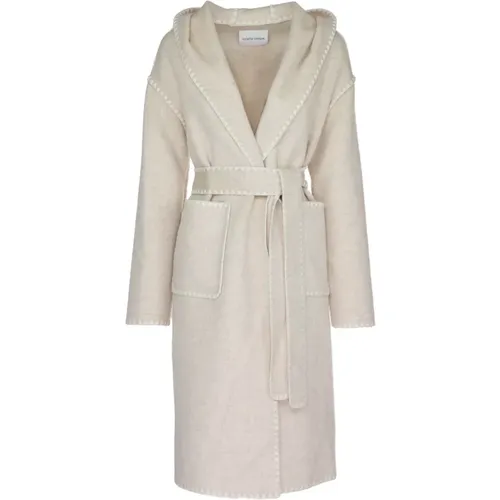 Coats > Belted Coats - - Vicario Cinque - Modalova