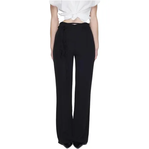 Trousers > Wide Trousers - - Sandro Ferrone - Modalova