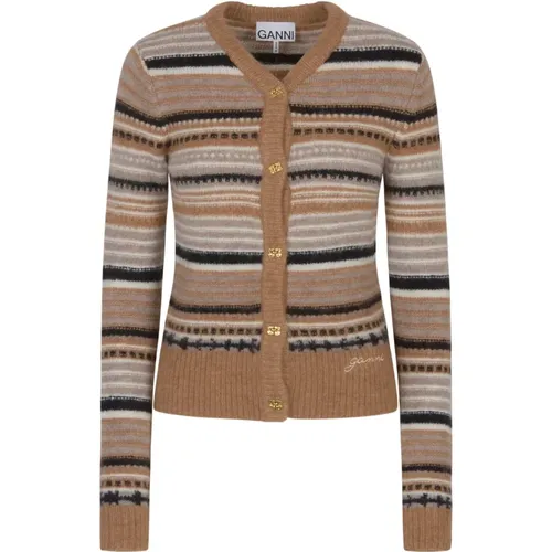 Knitwear > Cardigans - - Ganni - Modalova