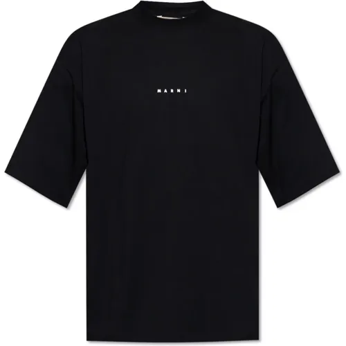 Marni - Tops > T-Shirts - Black - Marni - Modalova