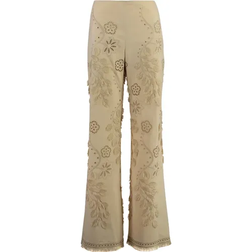 Trousers > Wide Trousers - - alberta ferretti - Modalova