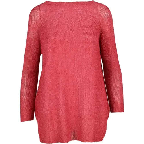 Knitwear > Round-neck Knitwear - - Pink Memories - Modalova