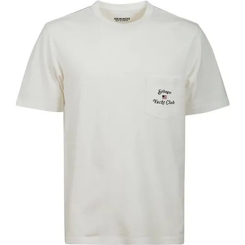 Sebago - Tops > T-Shirts - White - Sebago - Modalova