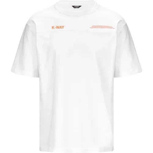 K-Way - Tops > T-Shirts - White - K-way - Modalova