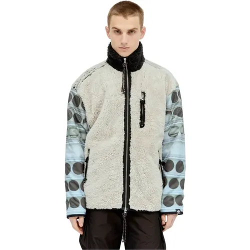 Jackets > Faux Fur & Shearling Jackets - - Adidas - Modalova