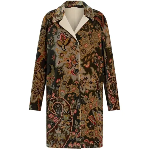 Coats > Single-Breasted Coats - - ETRO - Modalova